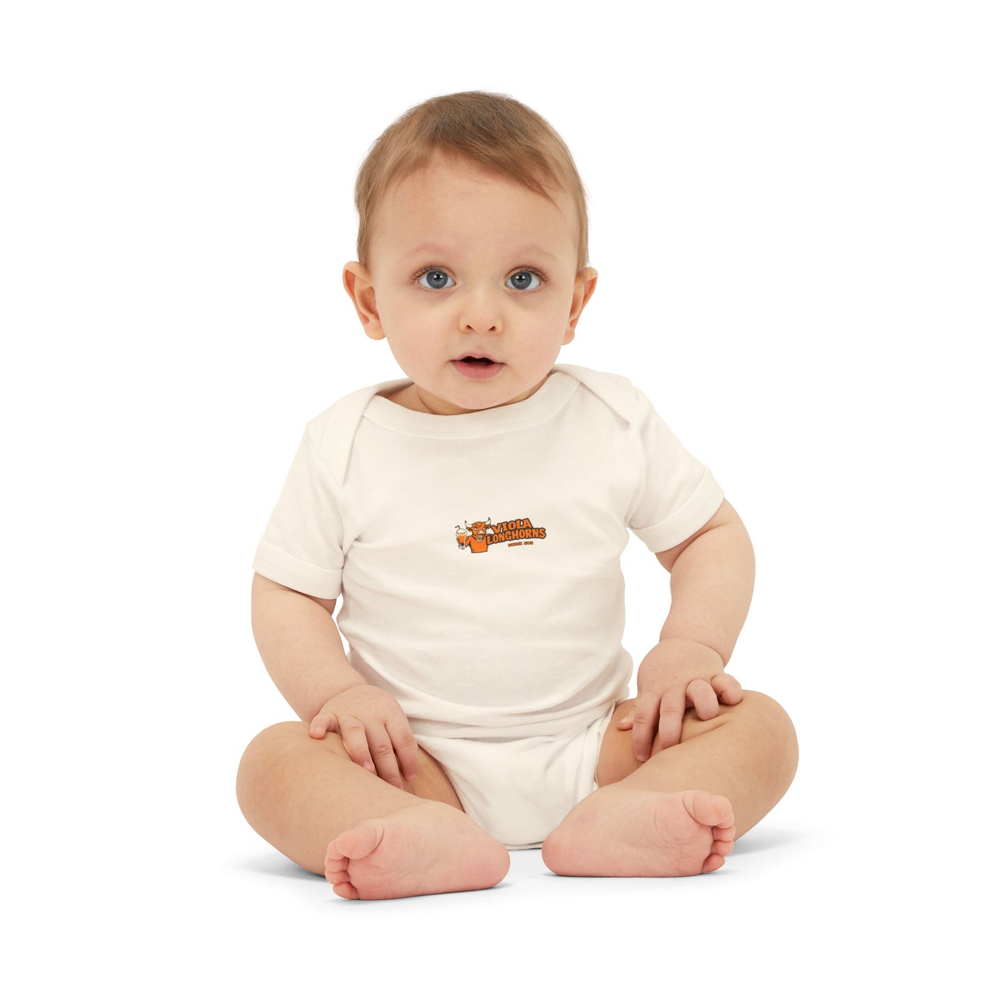 Viola Longhorns Drink Hub Infant Onesie