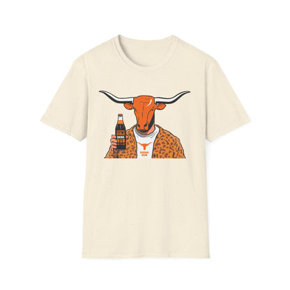 Vintage Longhorn Cowboy T-Shirt | Fun Casual Wear, Gift for Cow Lovers, Texas Pride, Western Style, Music Festivals, Barbecue Parties