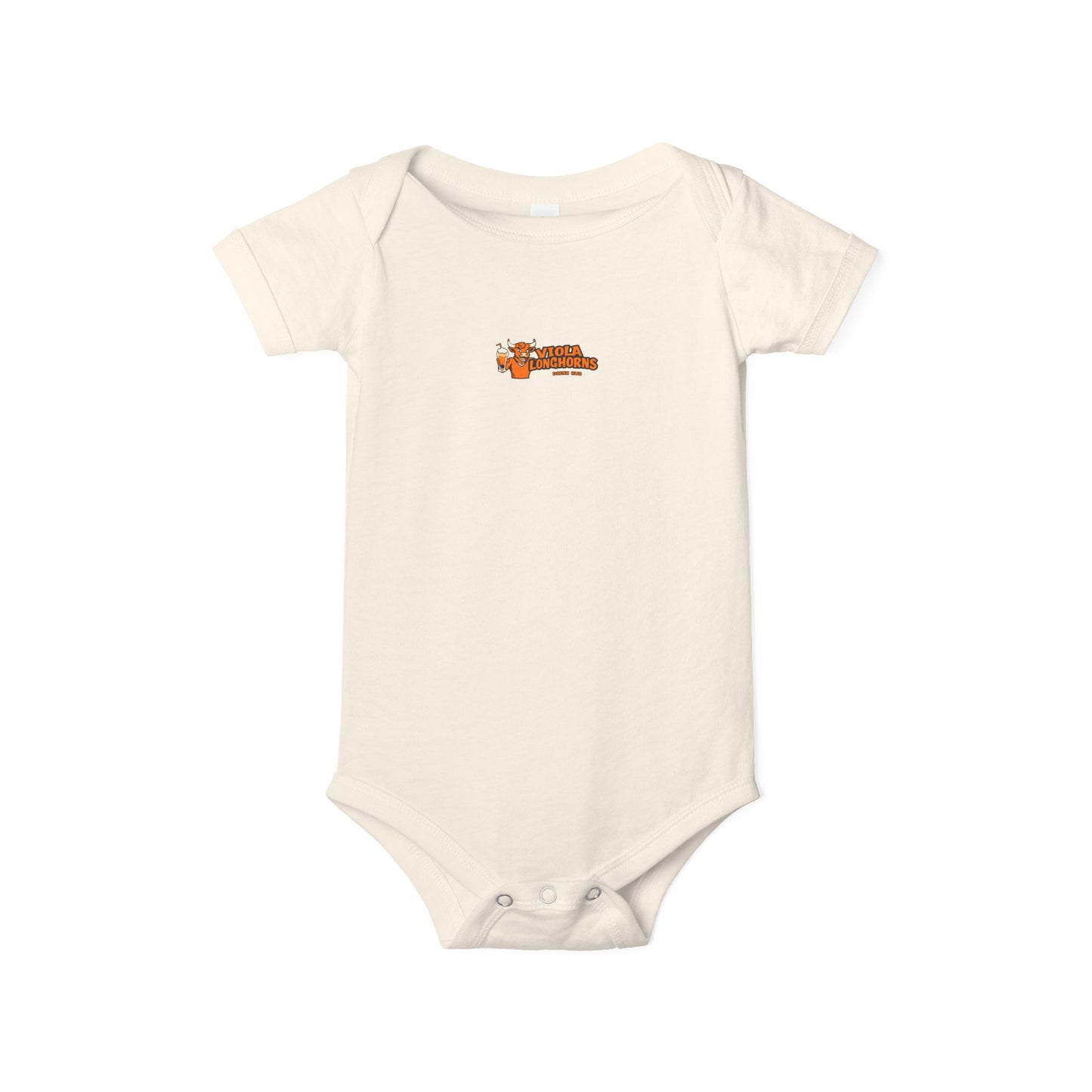 Viola Longhorns Drink Hub Infant Onesie