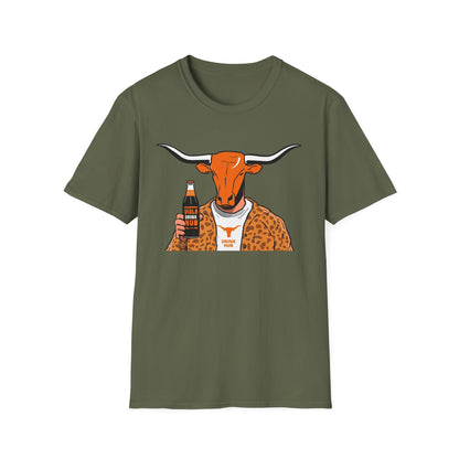 Vintage Longhorn Cowboy T-Shirt | Fun Casual Wear, Gift for Cow Lovers, Texas Pride, Western Style, Music Festivals, Barbecue Parties